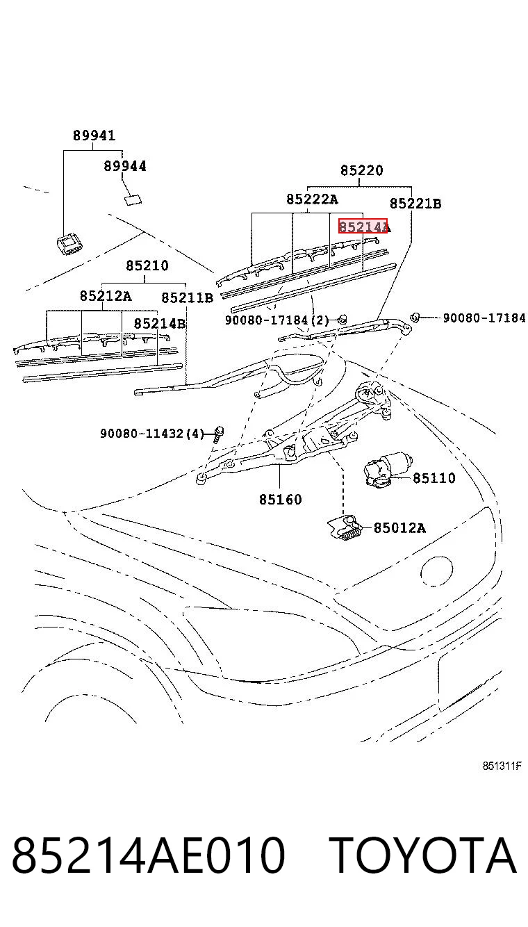 85214AE010 Toyota
