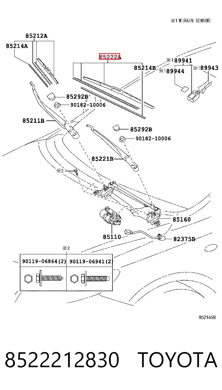 8522212830 Toyota