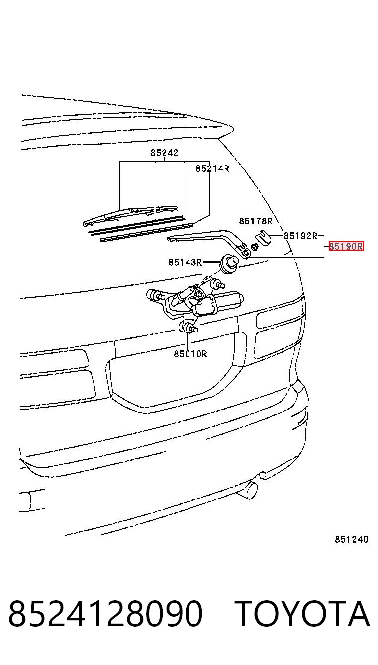 8524128090 Toyota 