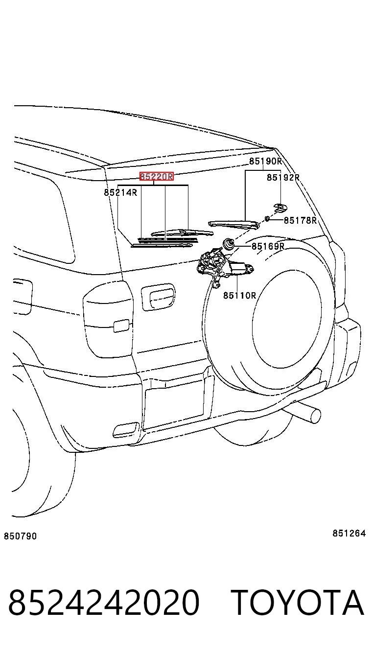 Купити VR54 VALEO Щітка задня