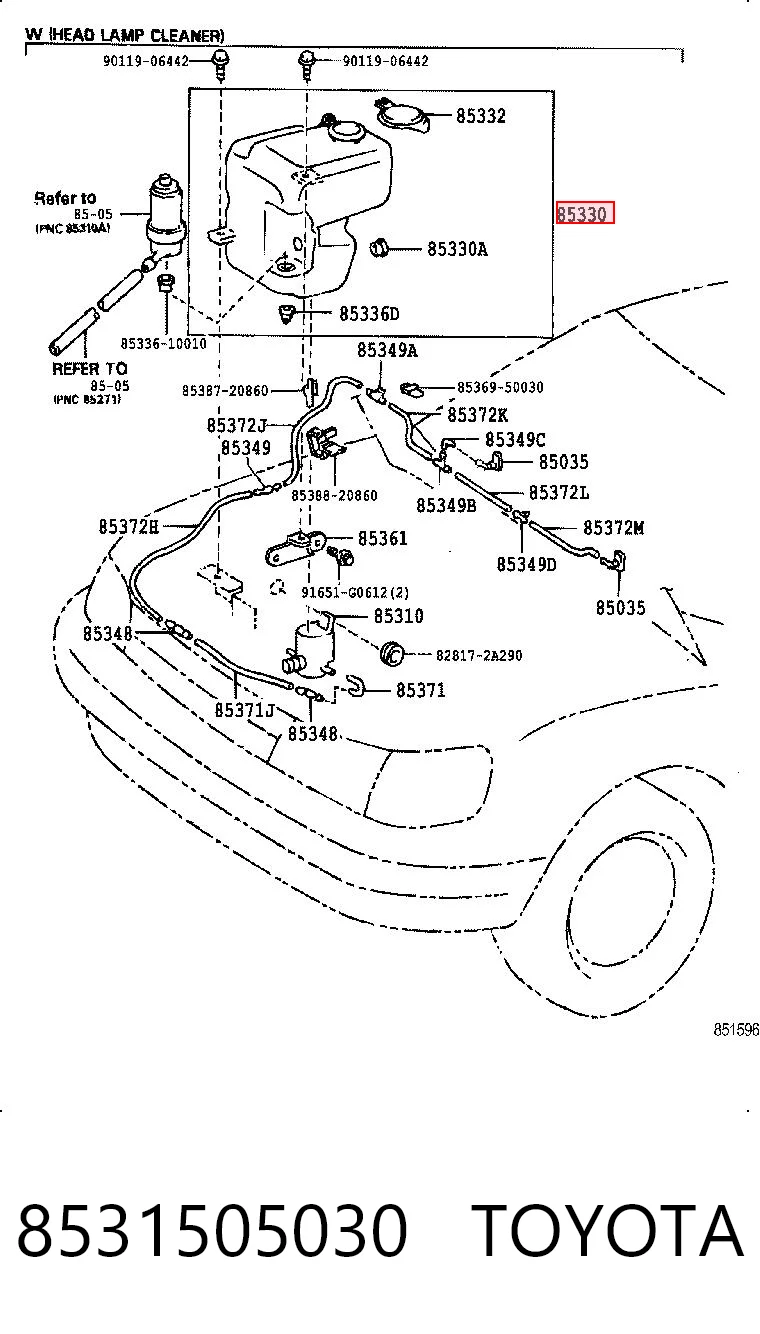 8531505030 Toyota