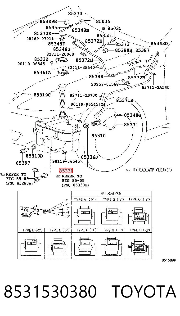 8022ZBS6 Polcar Бачок склоомивача