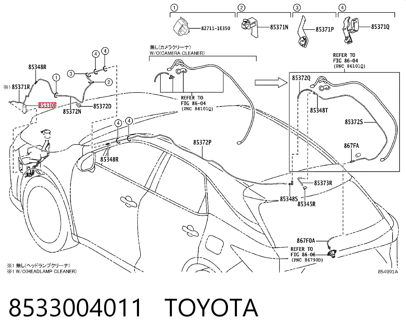 8533004011 Toyota 