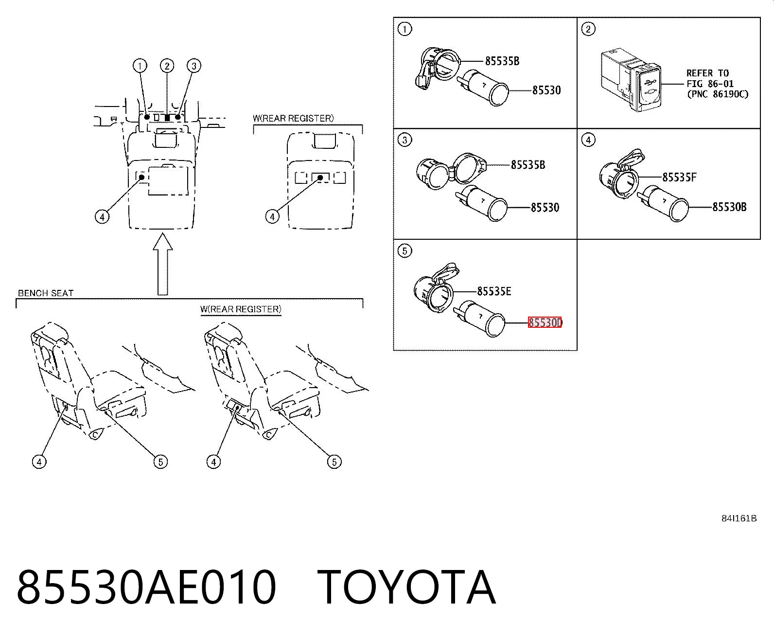 85530AE010 Toyota 