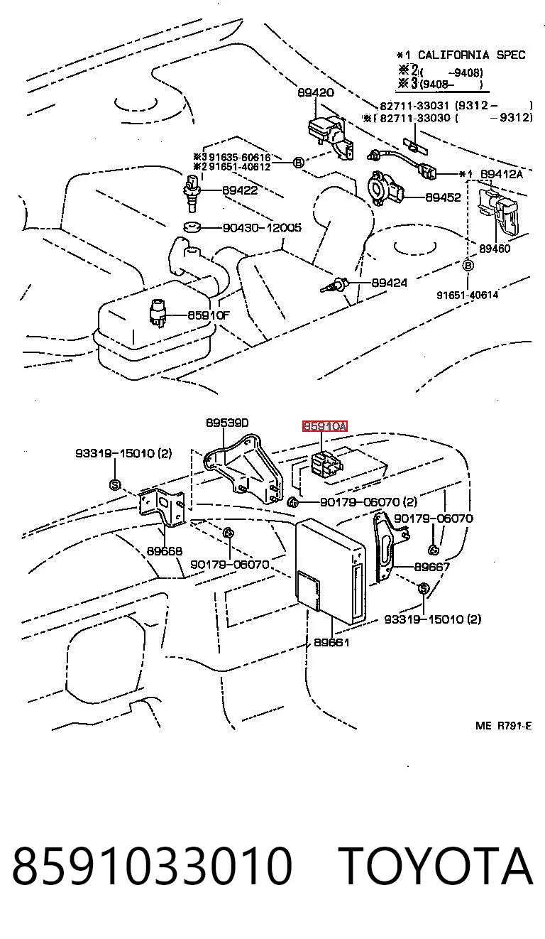 8591033010 Toyota 