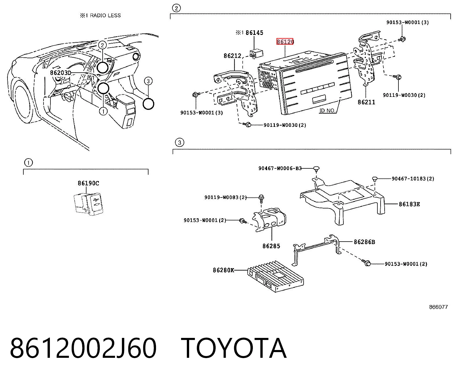 8612002J60 Toyota