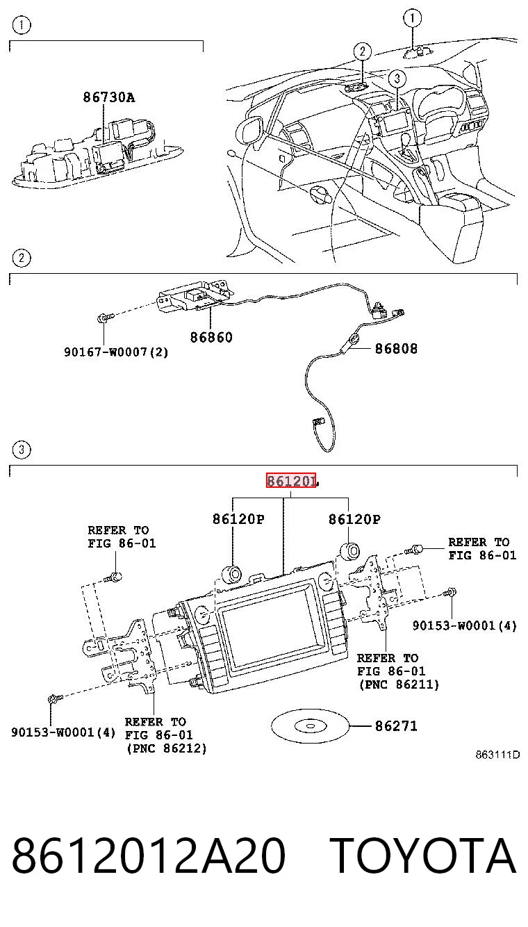 8612012A20 Toyota