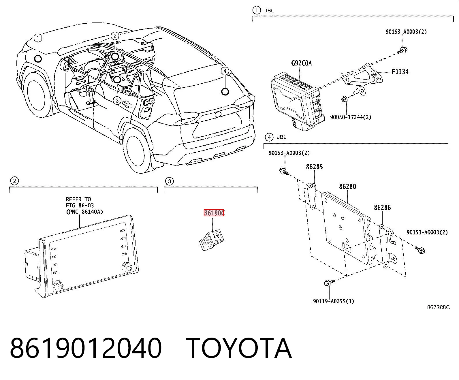 8619012040 Toyota 