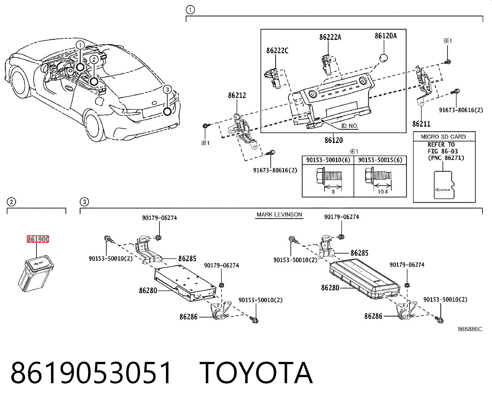 8619053051 Toyota 