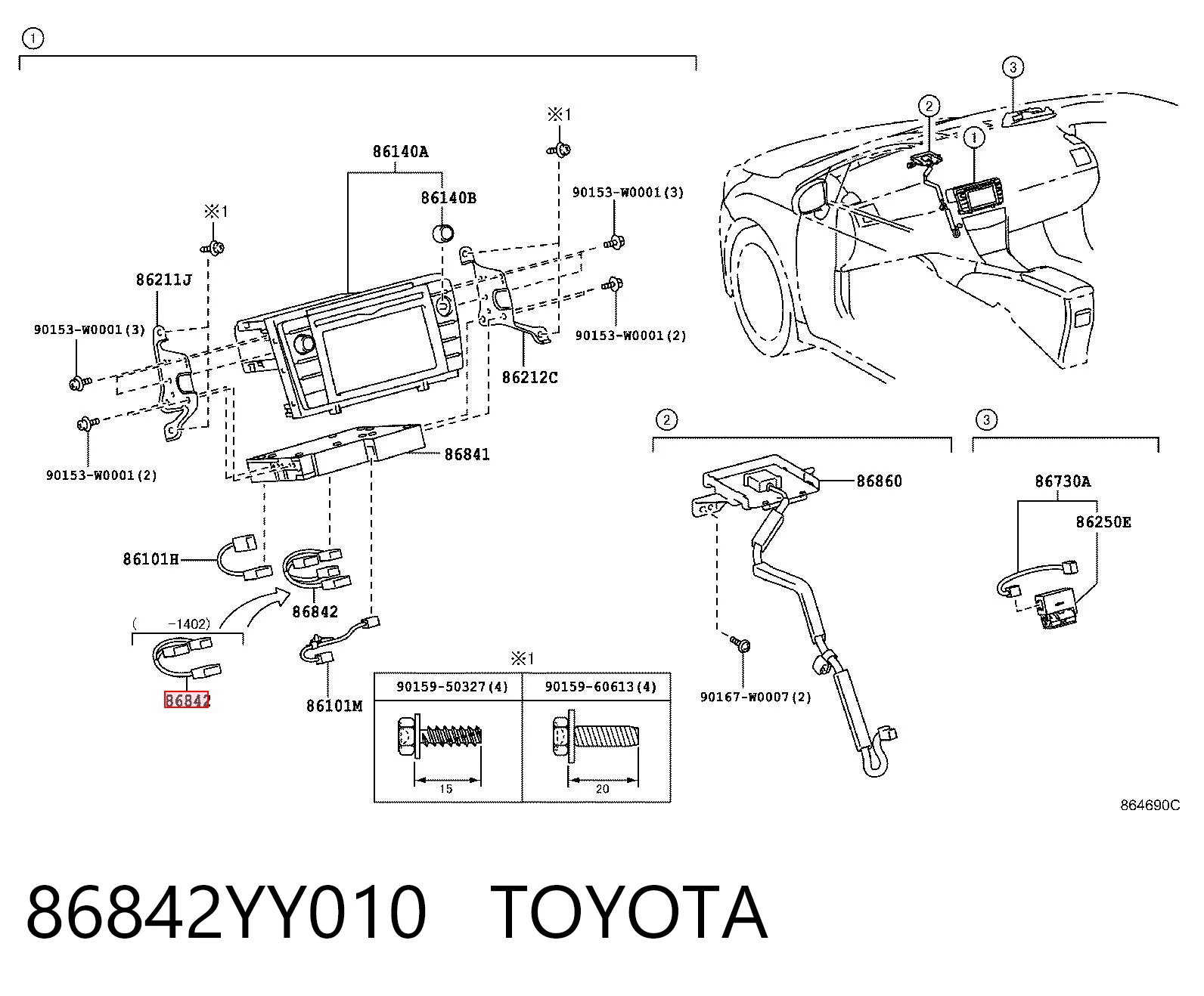 86842YY010 Toyota