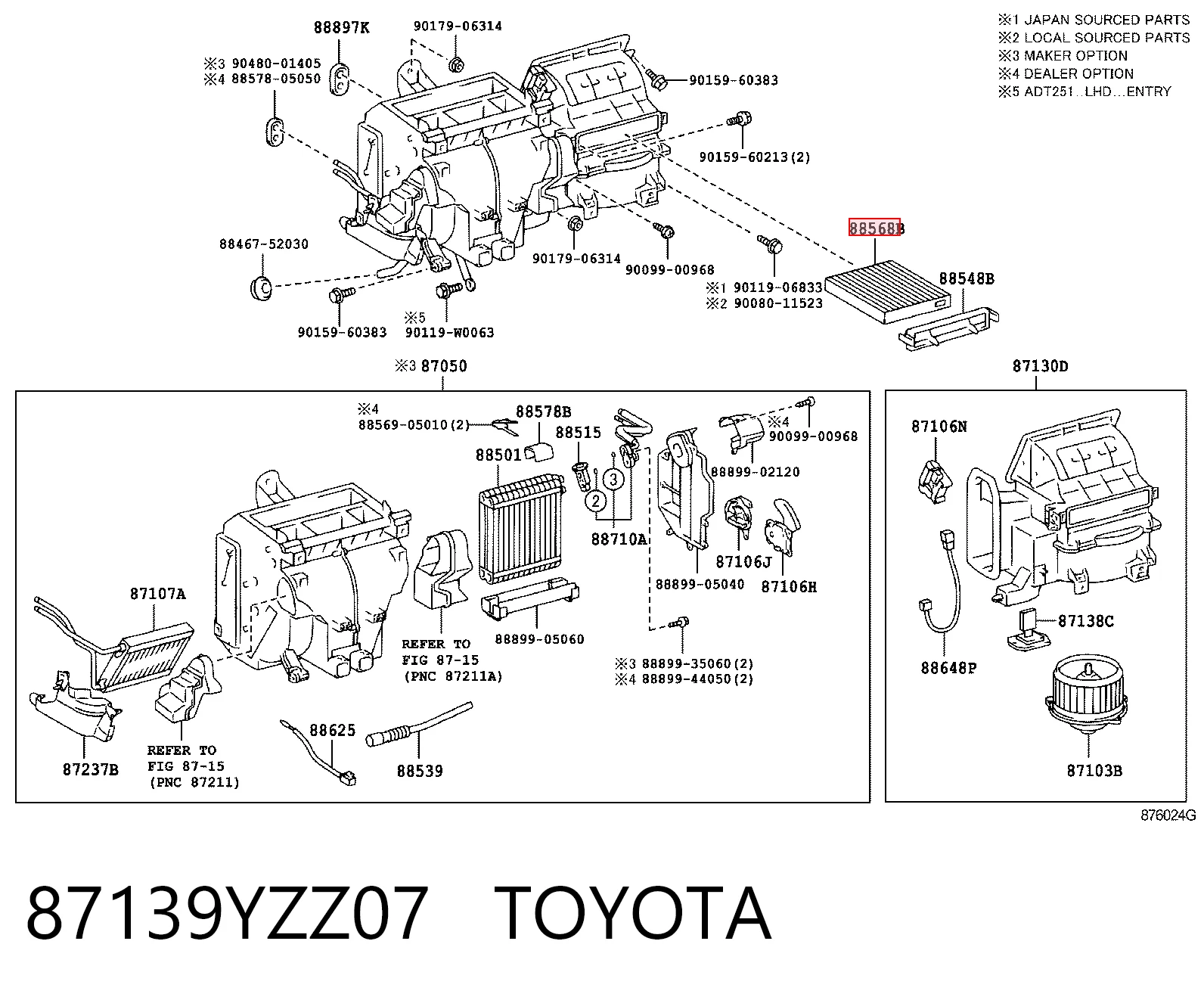 87139YZZ07 Toyota