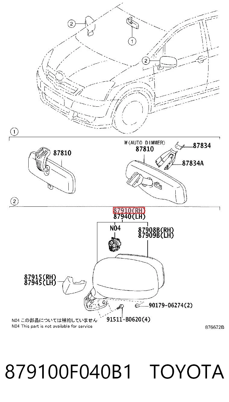 879100F040B1 Toyota