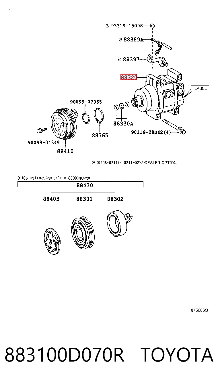 Компресор системи кондиціювання Volvo 2473003030 ціна, від 138.36 USD