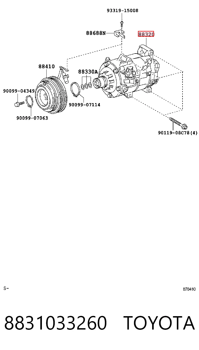Насос кондиціонера Denso 4711619