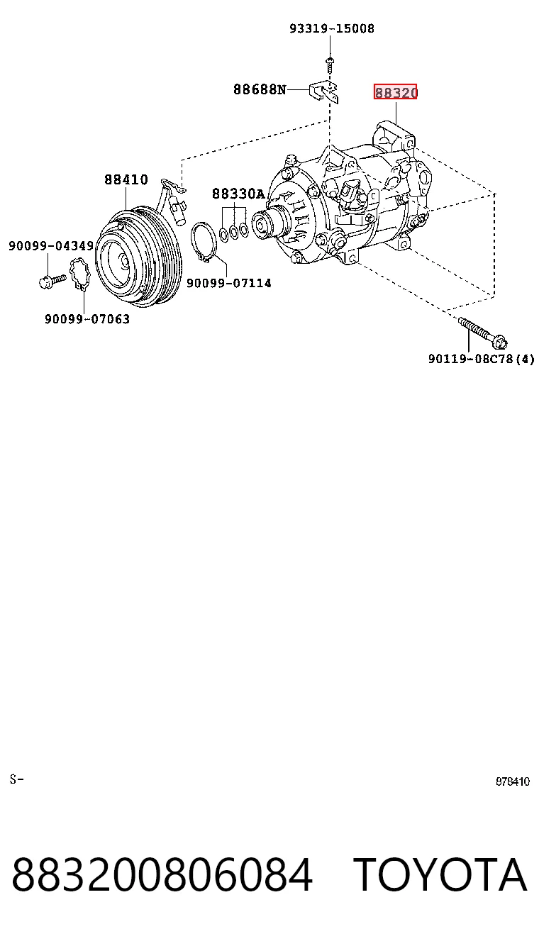Компресор системи кондиціювання Denso 4711619 ціна, від 228.52 USD
