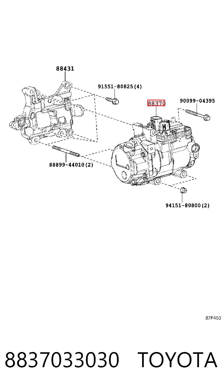 8837033030 Toyota Компресор холодоагенту