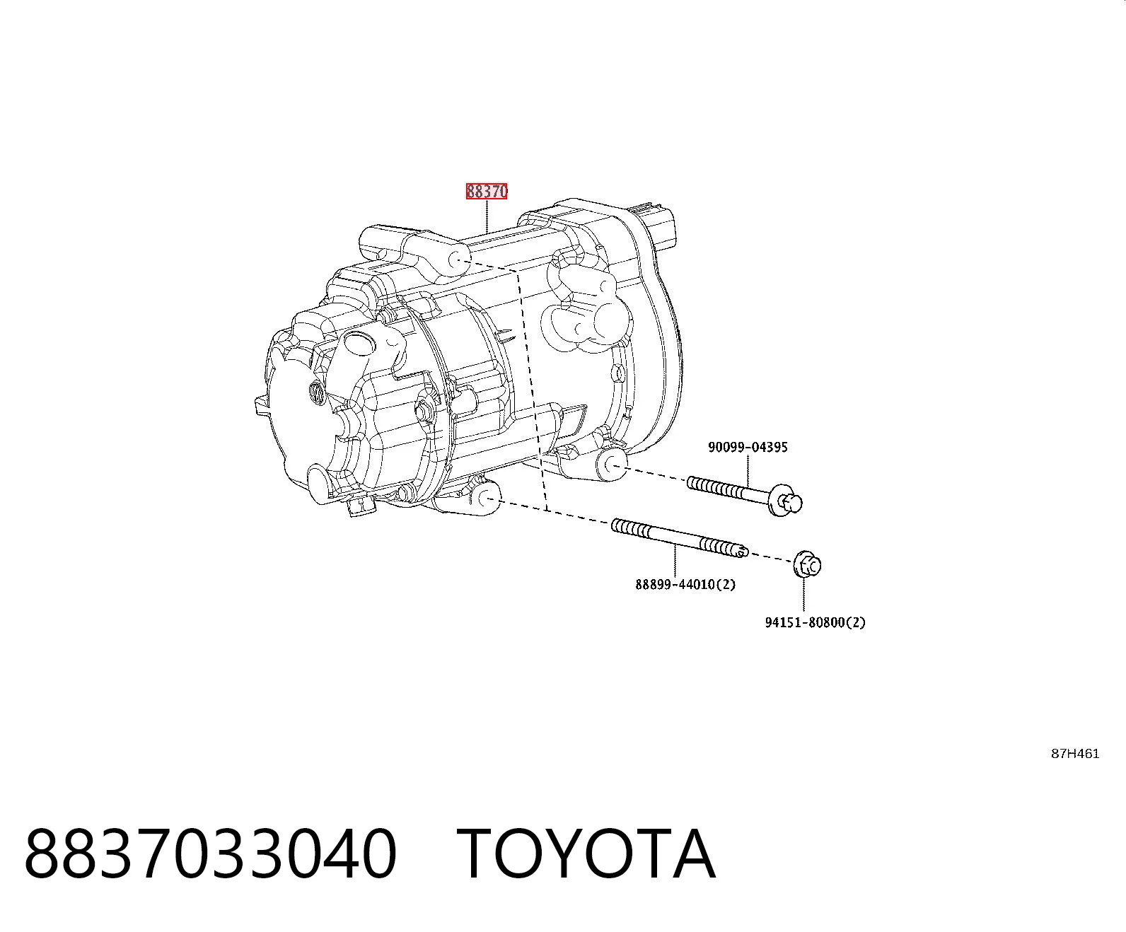 8837033040 Toyota Компресор холодоагенту