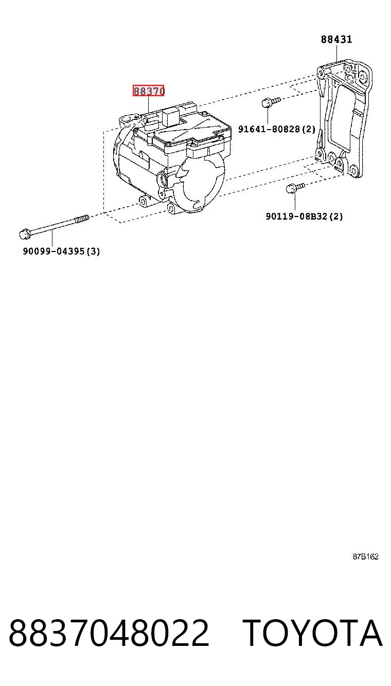 8837048022 Toyota Компресор холодоагенту