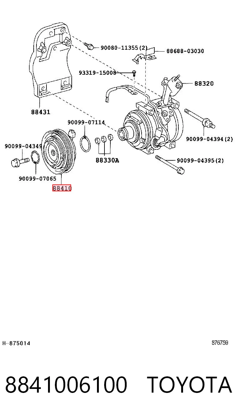 8841006100 Toyota