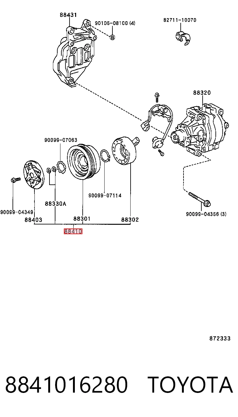 8841016280 Toyota