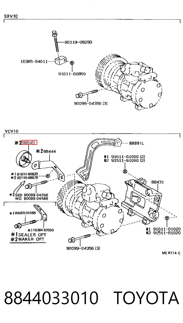 8844033010 Toyota 