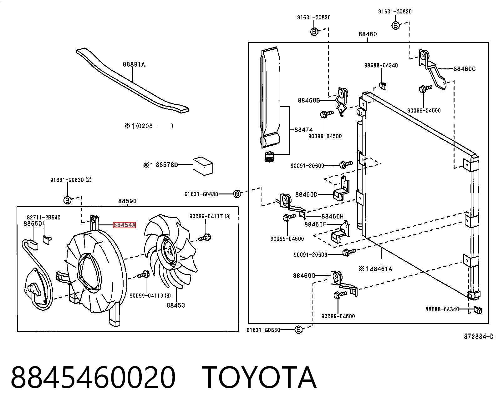 8845460020 Toyota