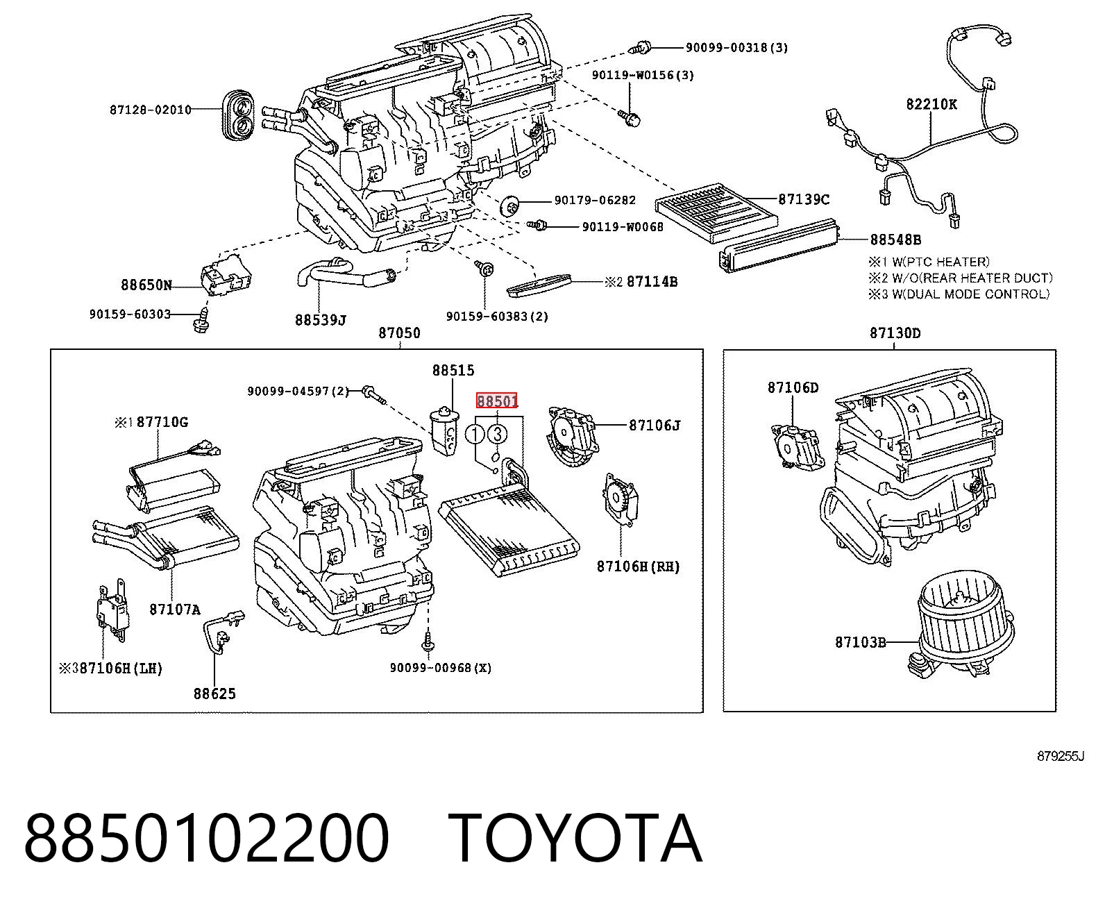 Випаровувач кондиціонера ST8850102200 SAT