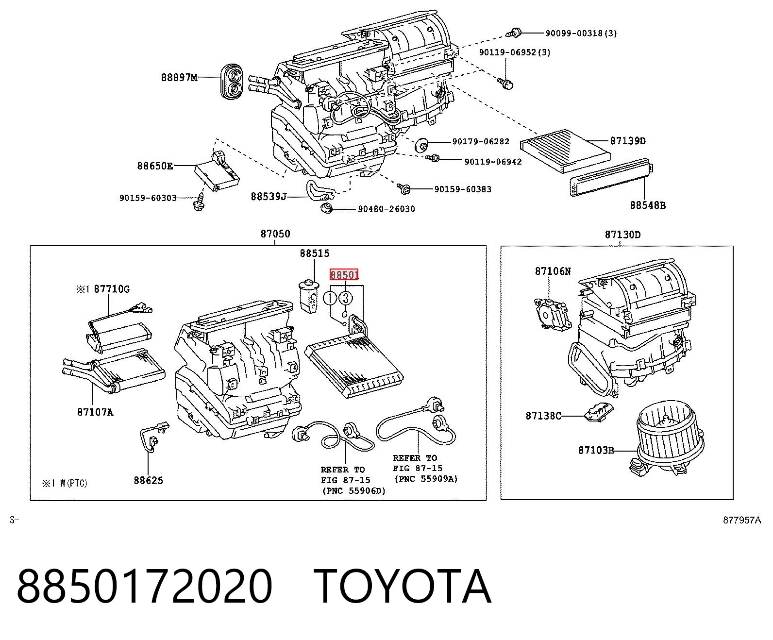 8850172020 Toyota Охолоджувач повітря