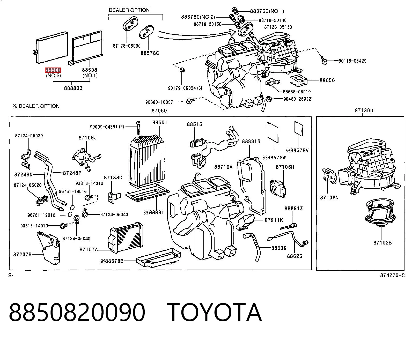 8850820090 Toyota