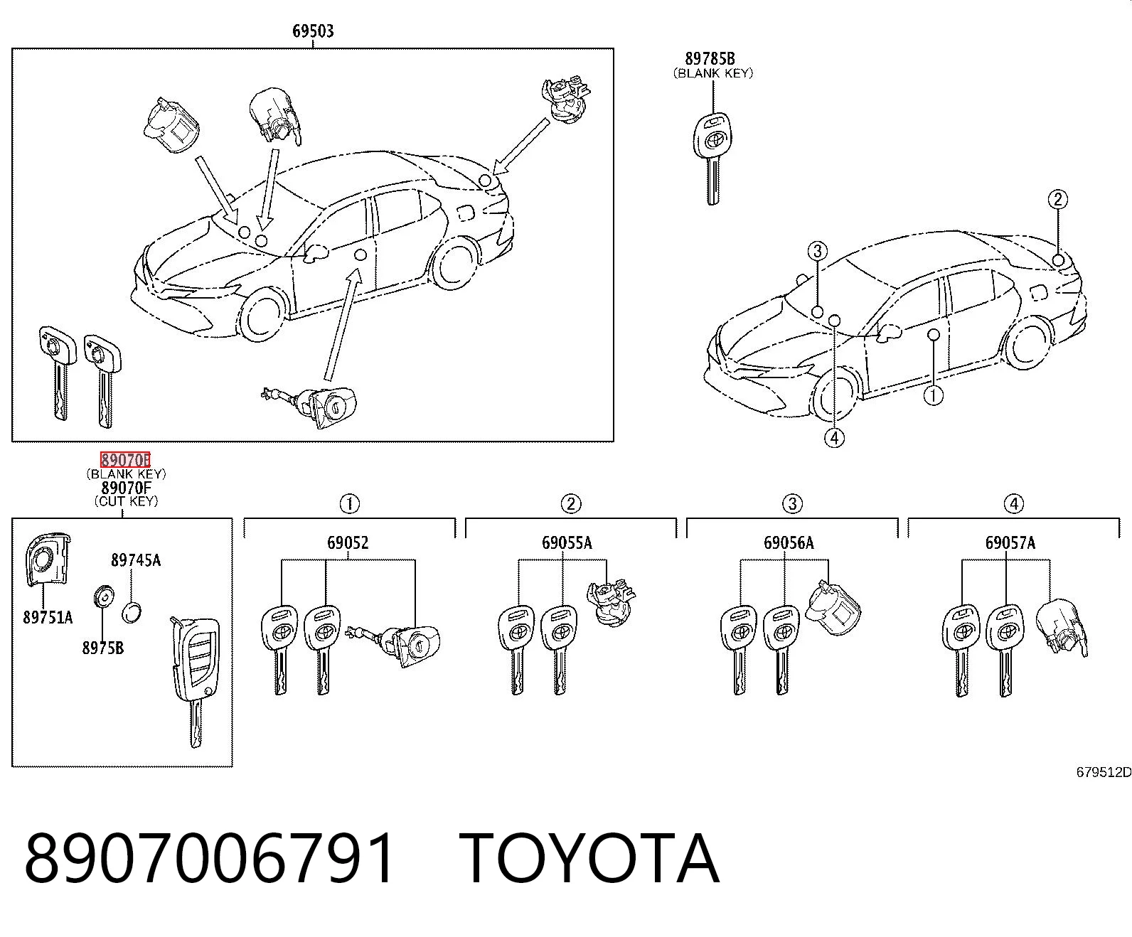 8907006791 Toyota 