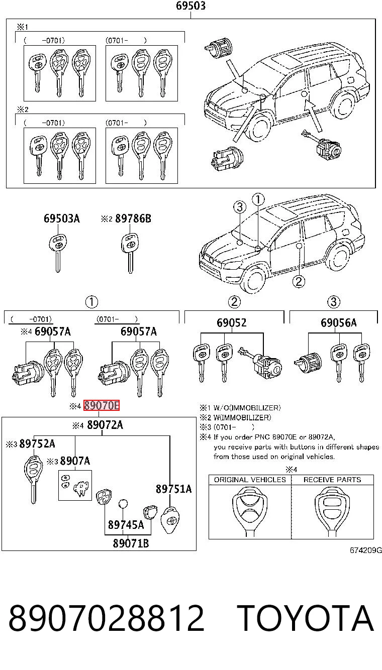 8907028812 Toyota