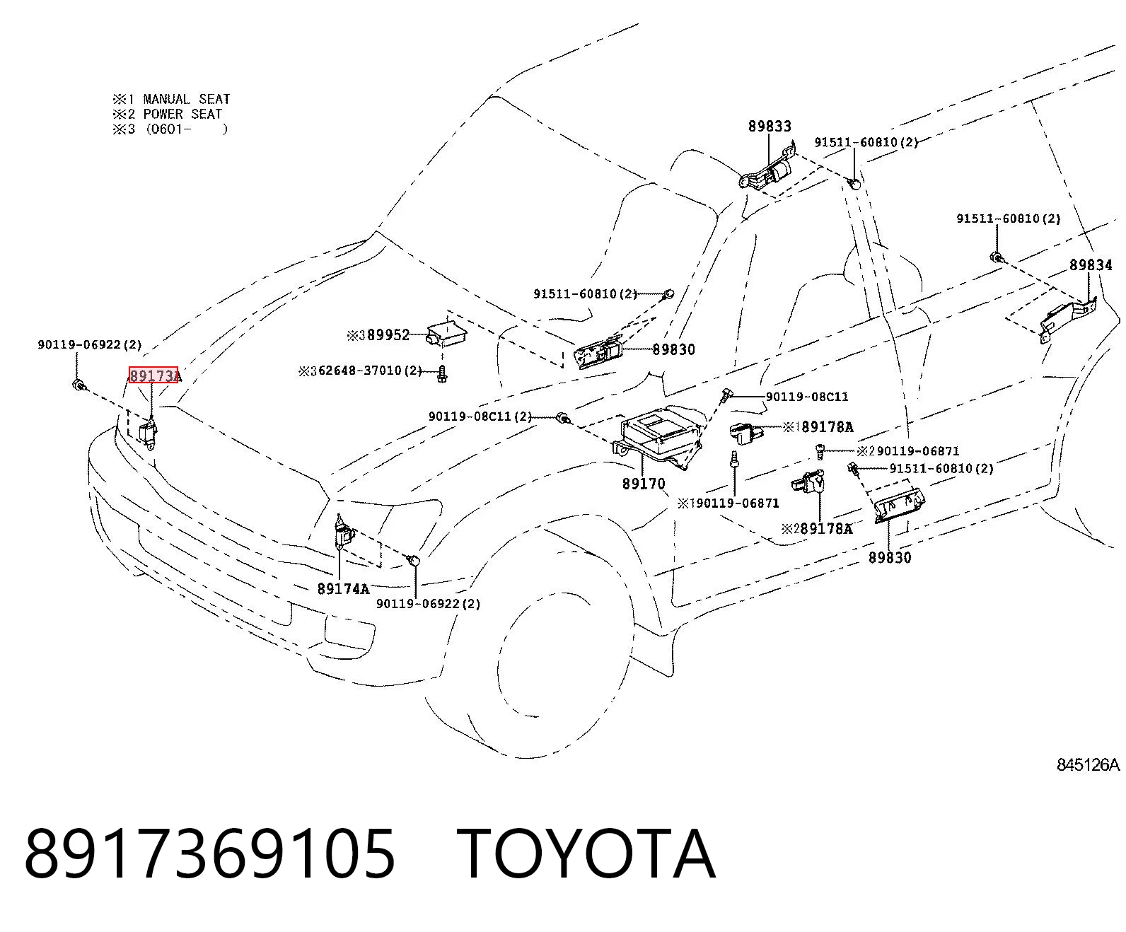 8917369105 Toyota