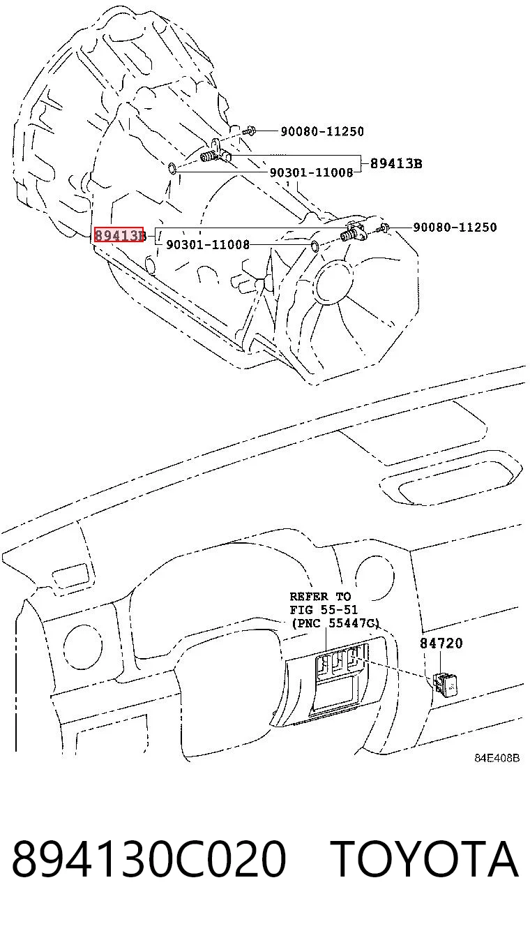 894130C020 Toyota Датчик швидкості спідометра