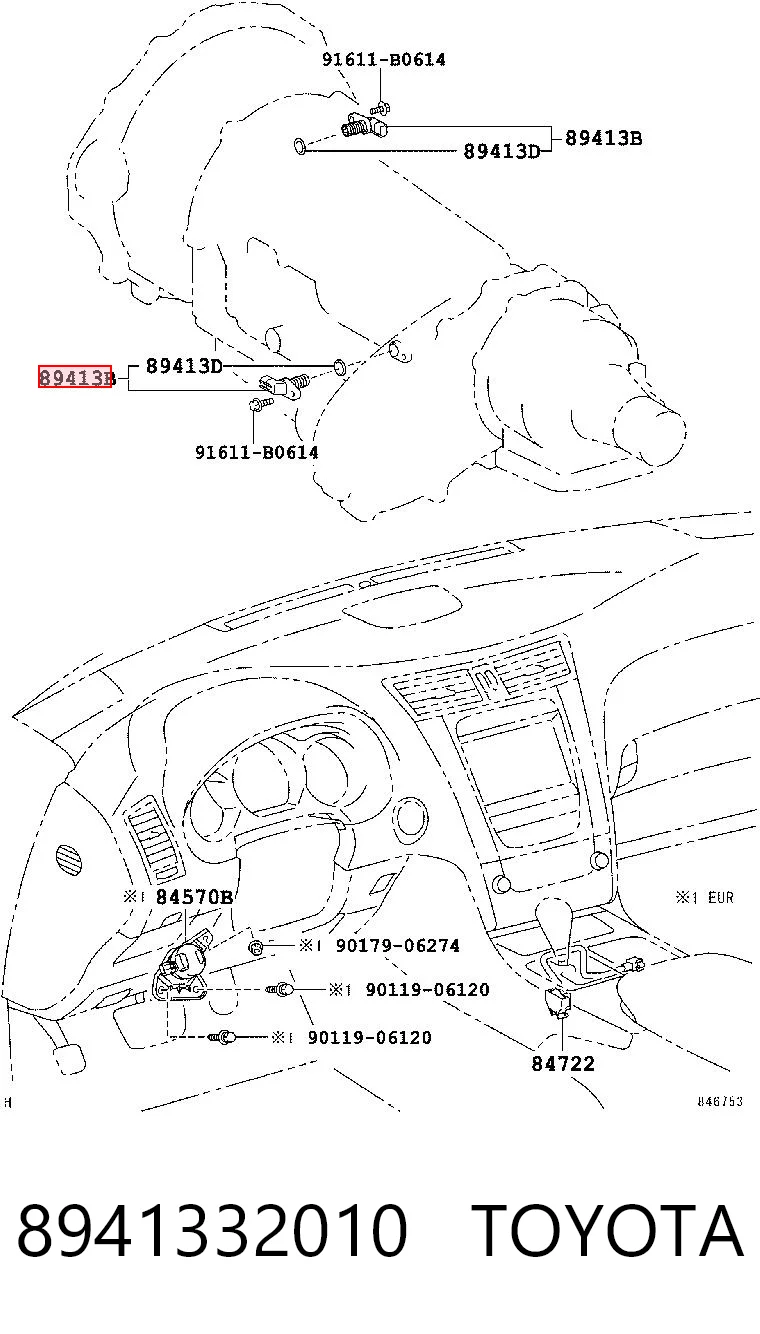 8941332010 Toyota Датчик швидкості спідометра