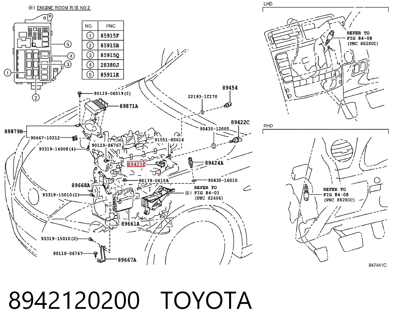 8942120200 Toyota Датчик тиску наддуву турбіни