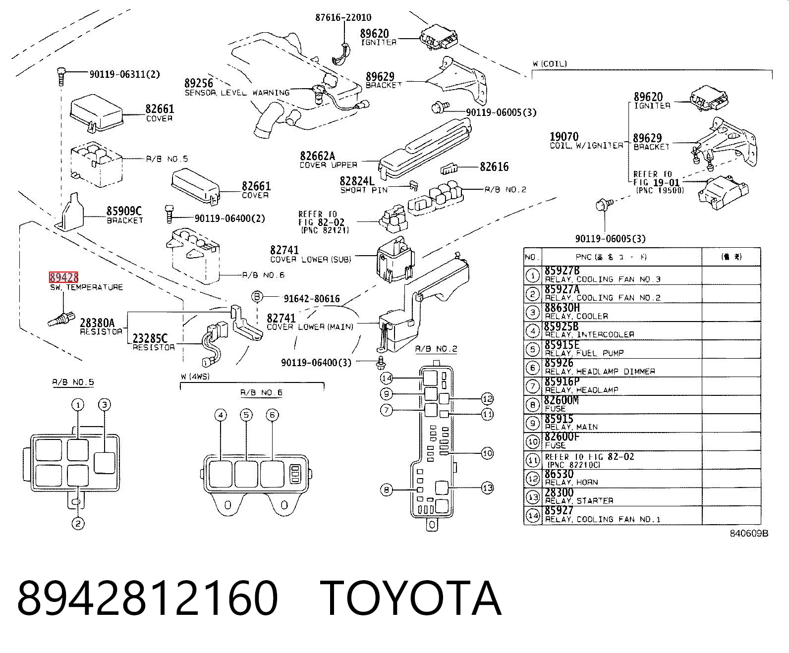 Купити 94853091 General Motors Датчик включення вентилятора