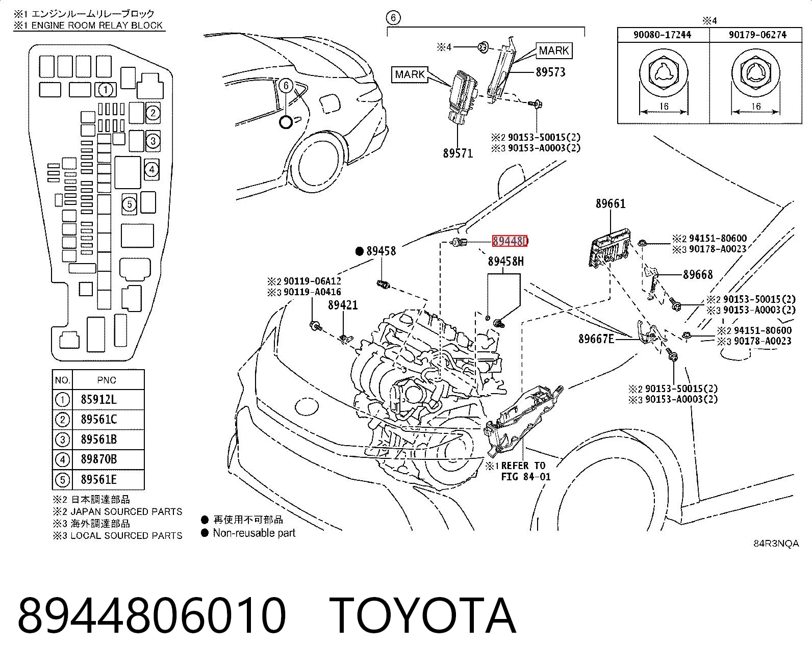 8944806010 Toyota 