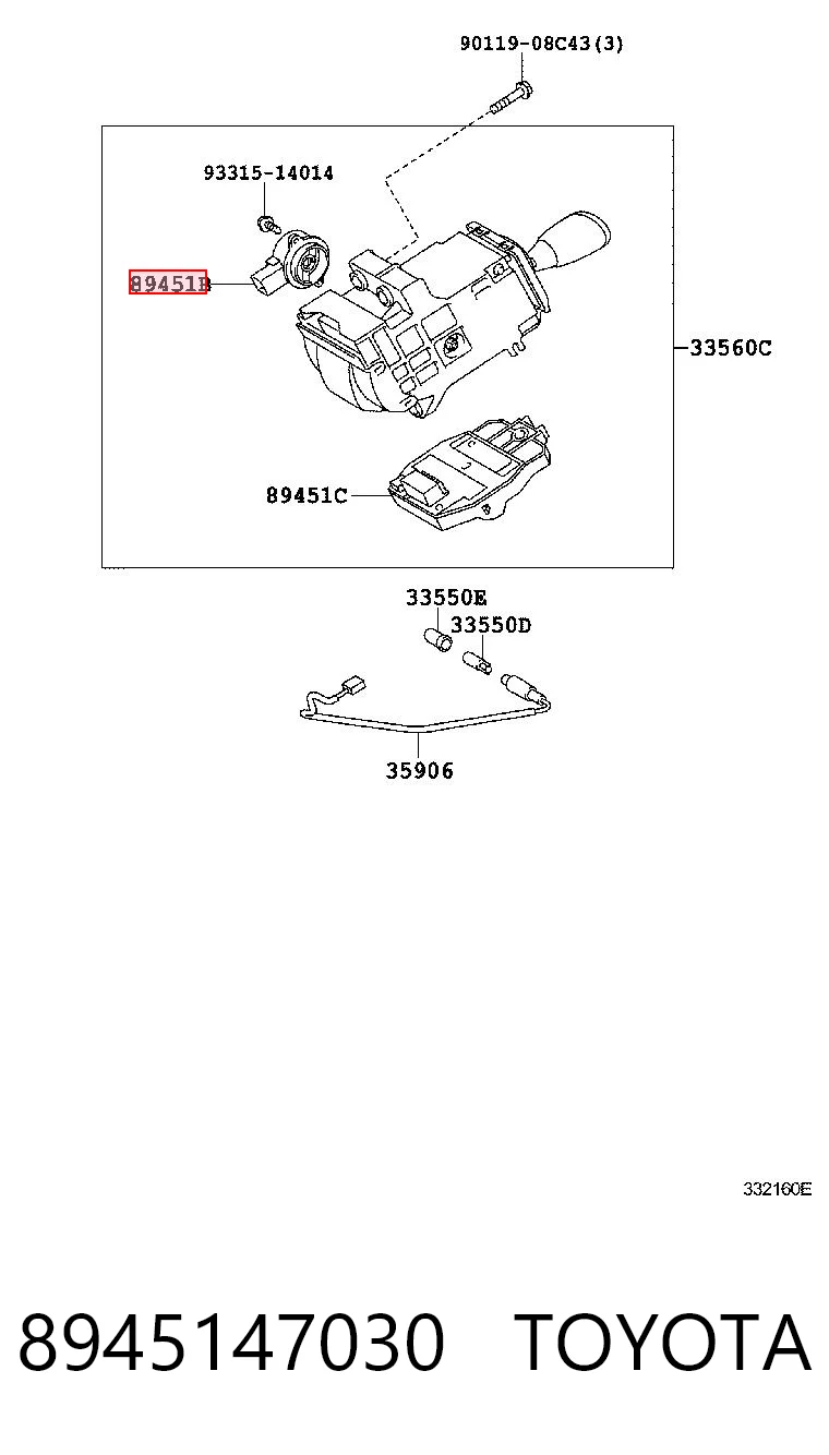 8945147030 Toyota 