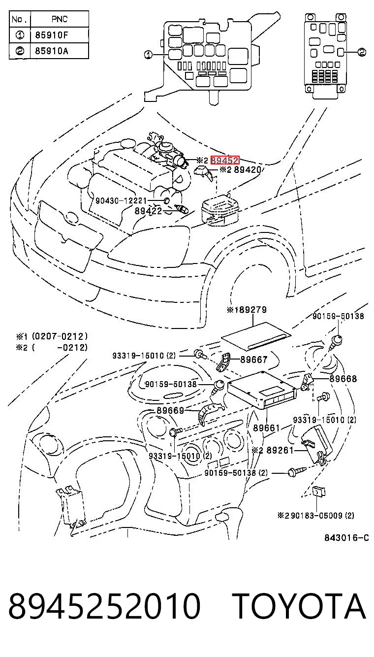 8945252010 Toyota 