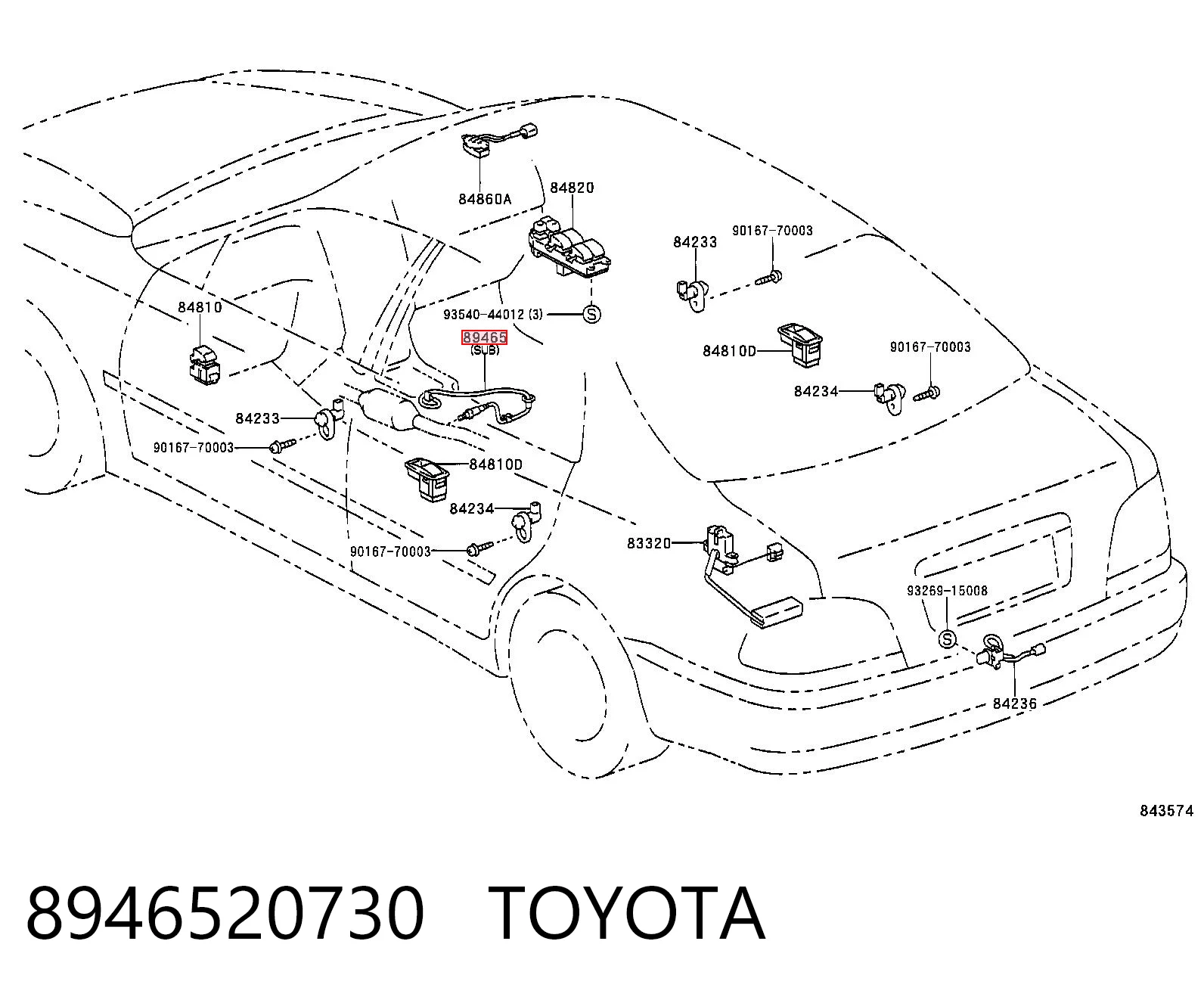 Лямбда датчик кисню Toyota Avensis I седан (T22) (1997 - 2003) ціна, від 80.04 USD