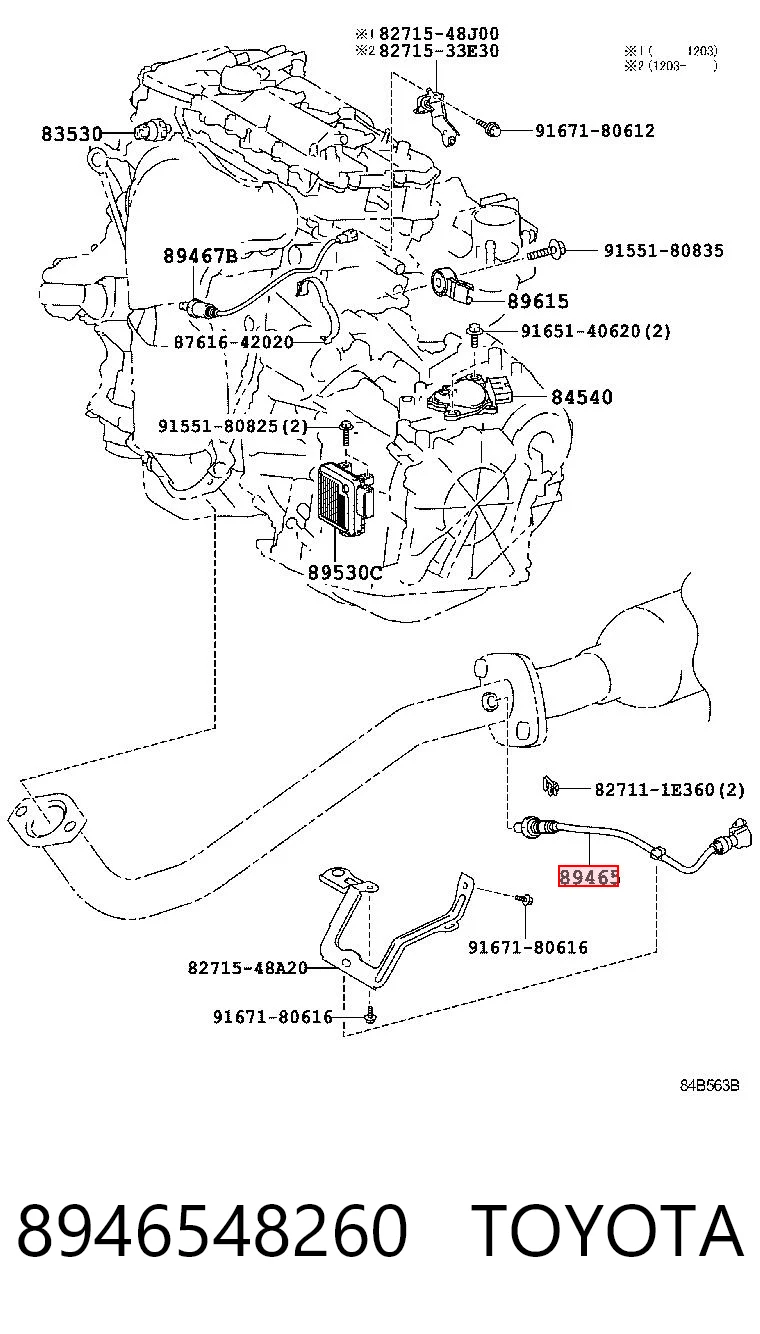 8946548260 Toyota 
