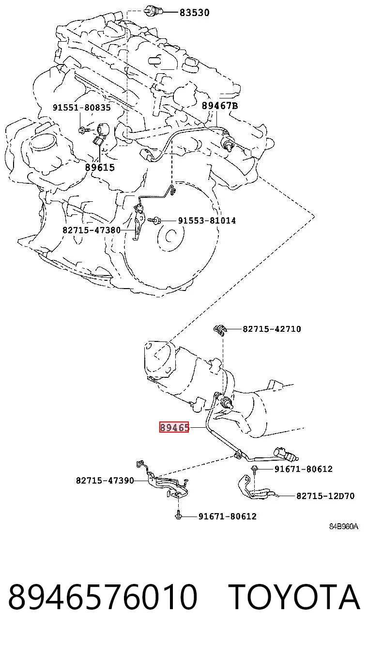 8946576010 Toyota Датчик кисню
