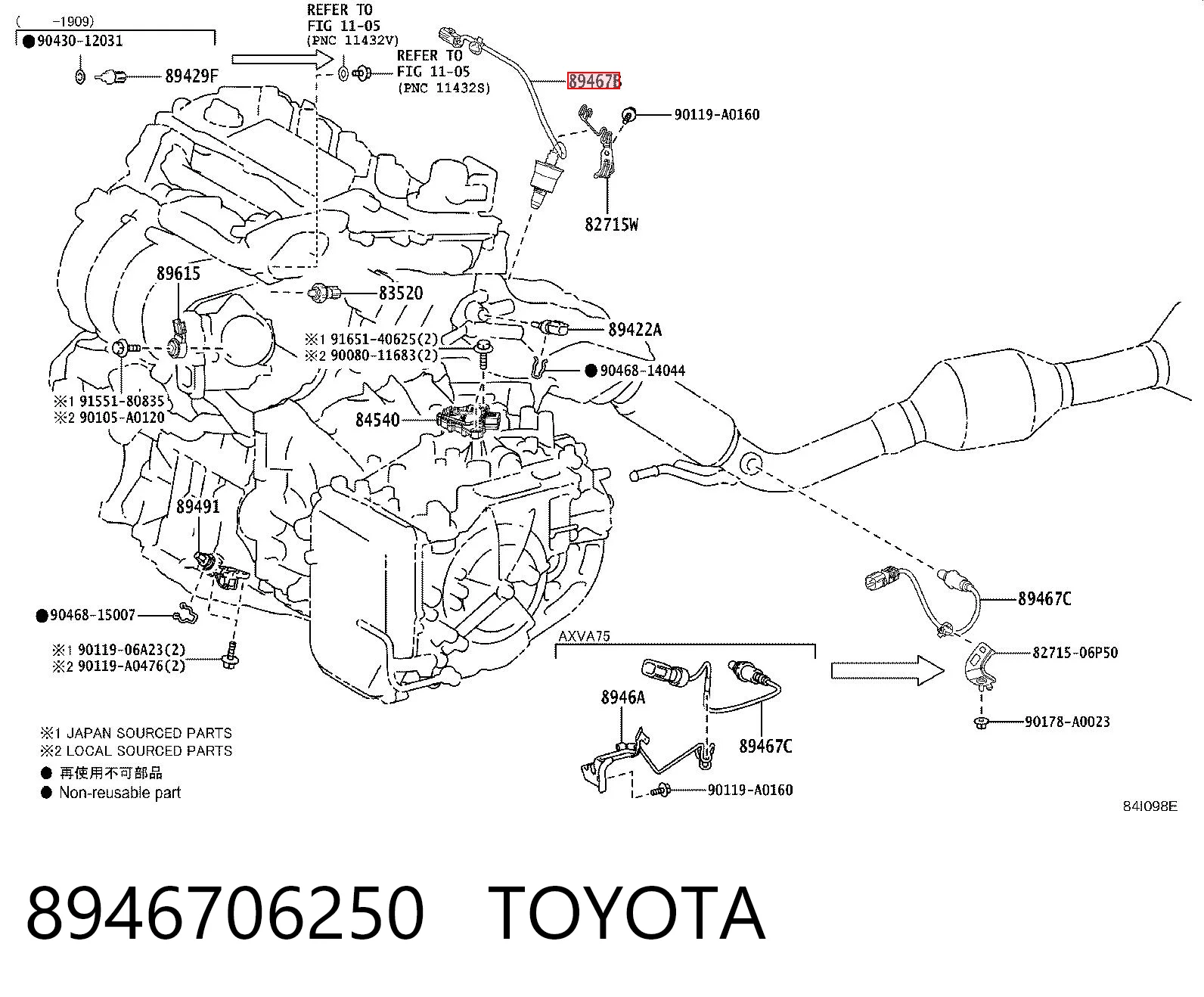 8946706250 Toyota 