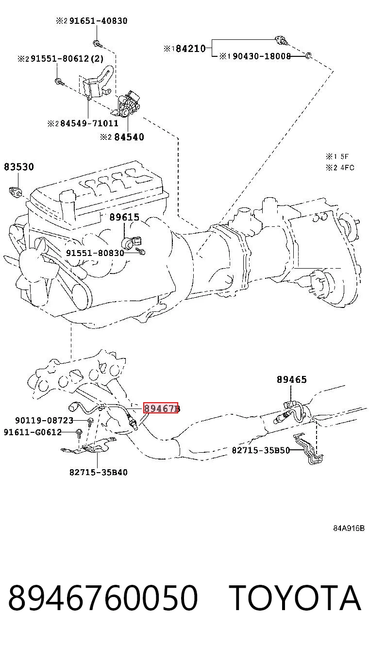 8946760050 Toyota 