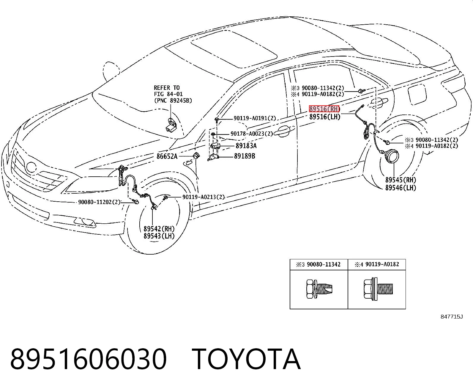 8951606030 Toyota 
