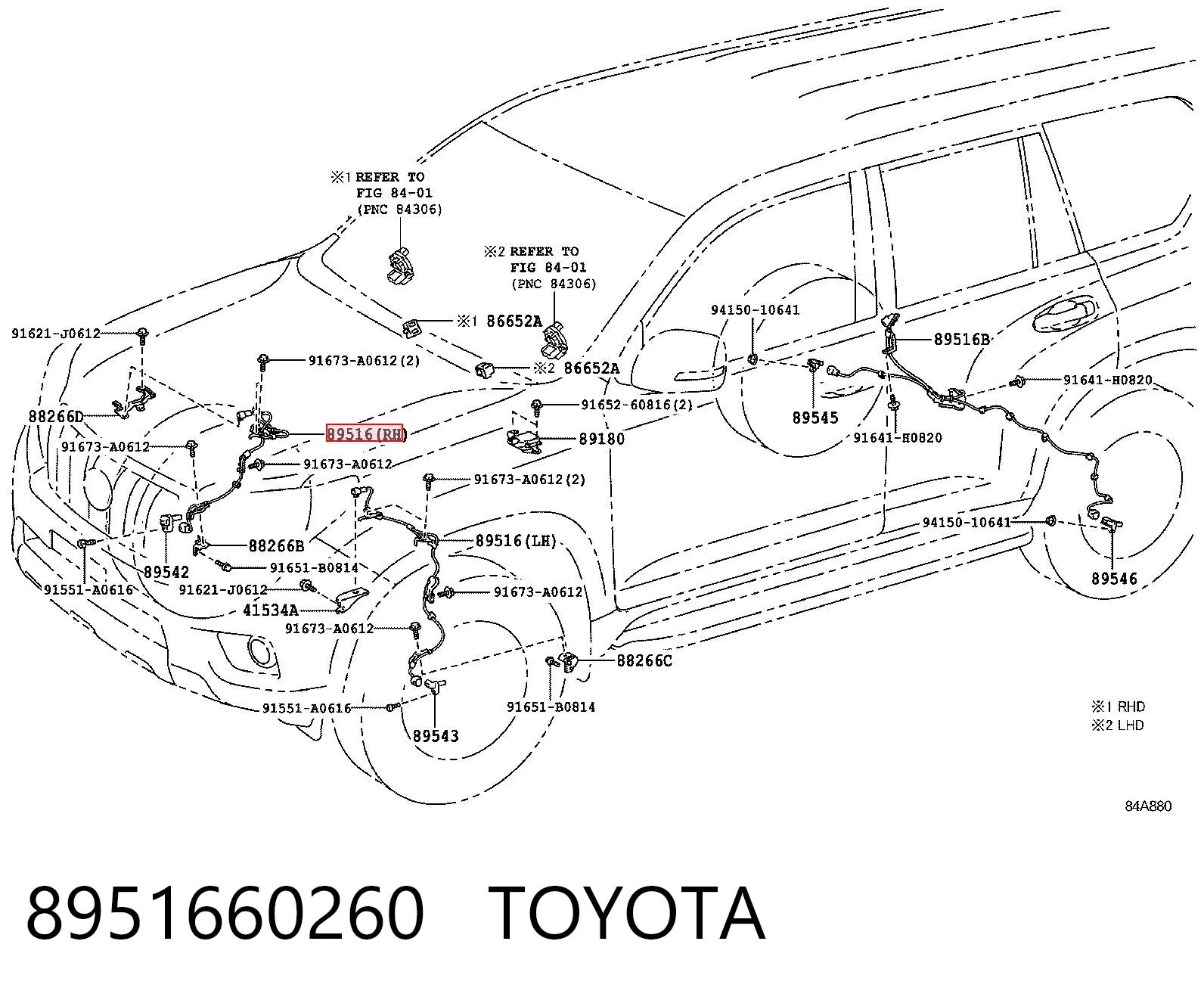 8951660260 Toyota 