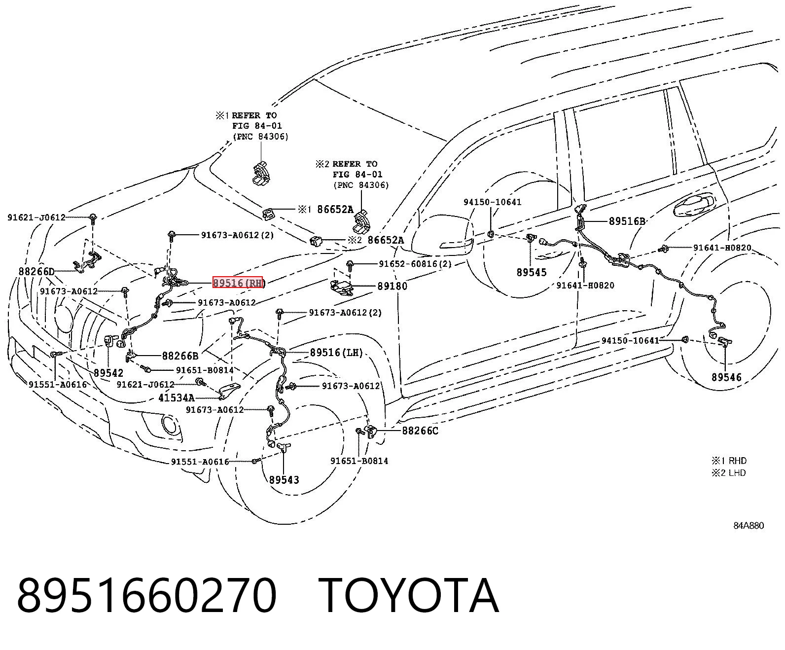 8951660270 Toyota 
