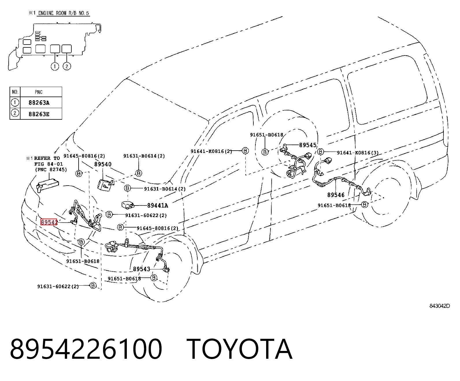 8954226100 Toyota