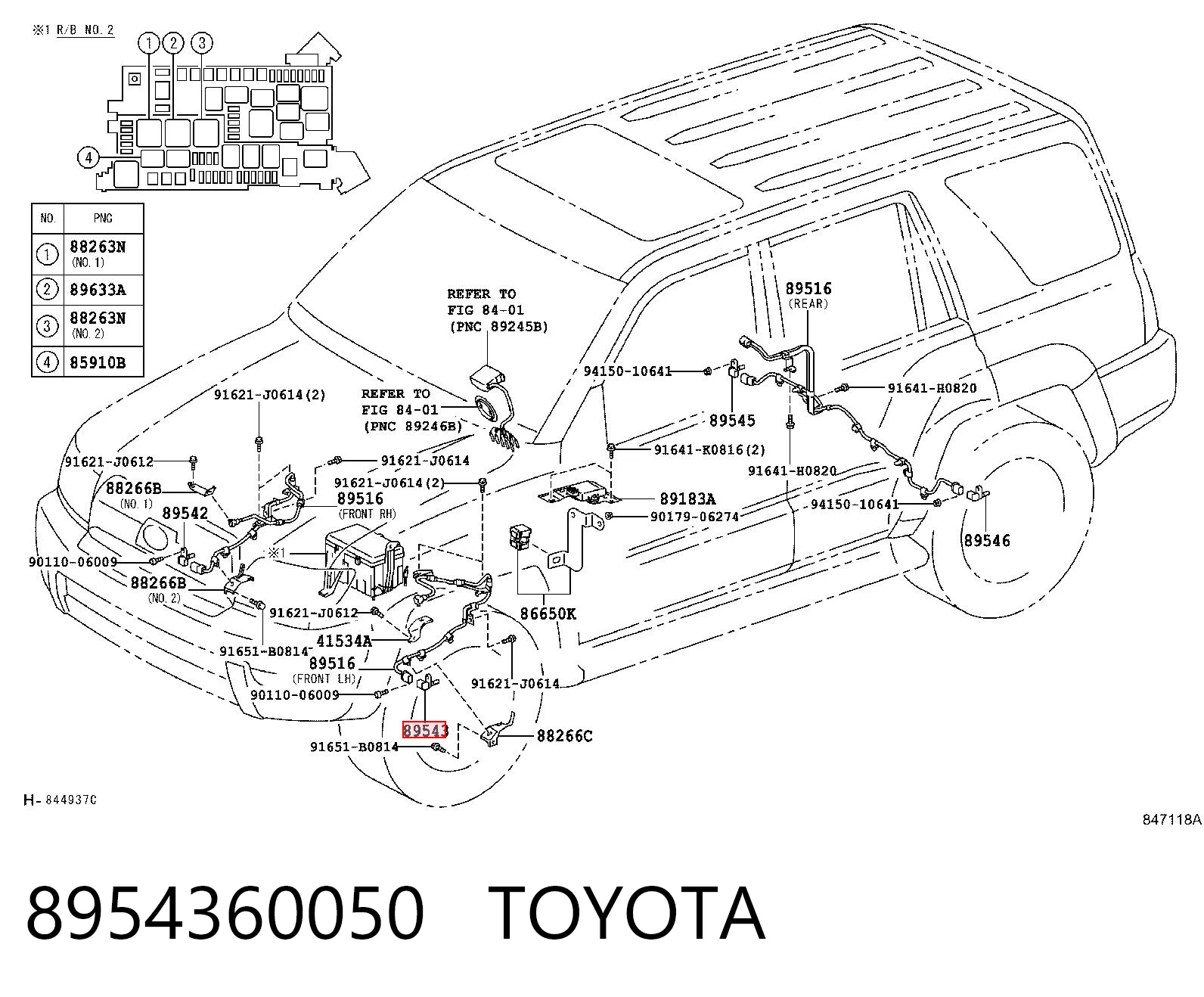 8954360050 Toyota Сенсор АБС