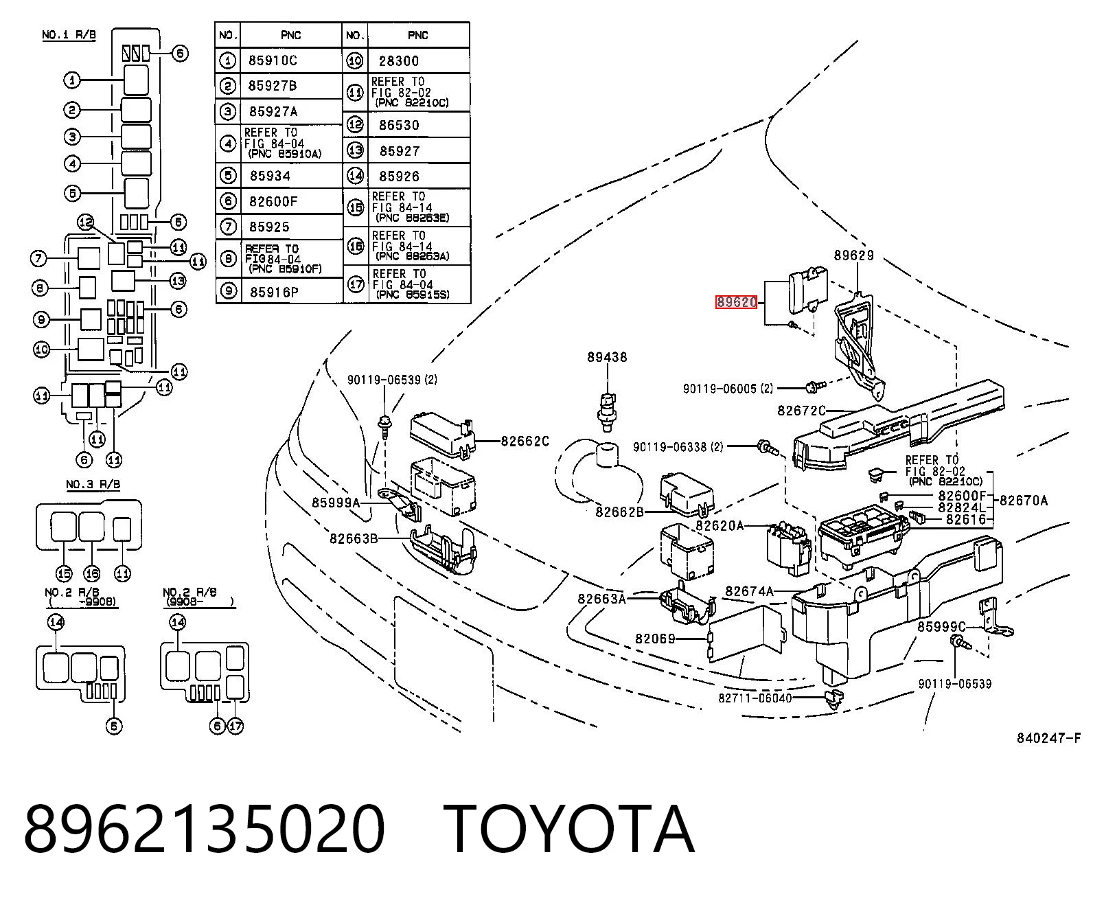 8962135020 Toyota Комутатор транзисторний